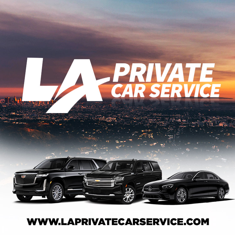 Chauffeured car service vehicle in Los Angeles